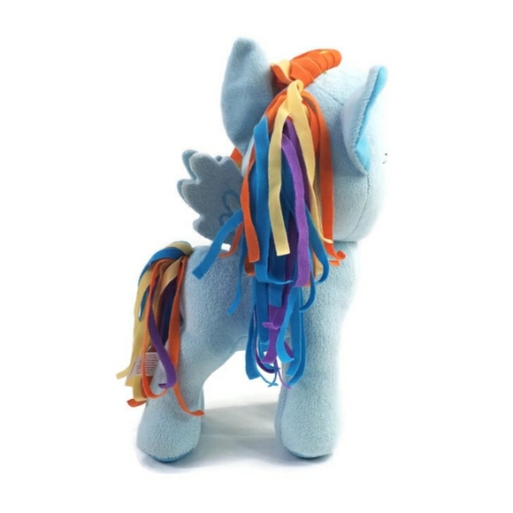 Hasbro 2012 My Little Pony Rainbow Dash Blue Multicolor Stuffed Plush Toy 11" - Picture 2 of 14